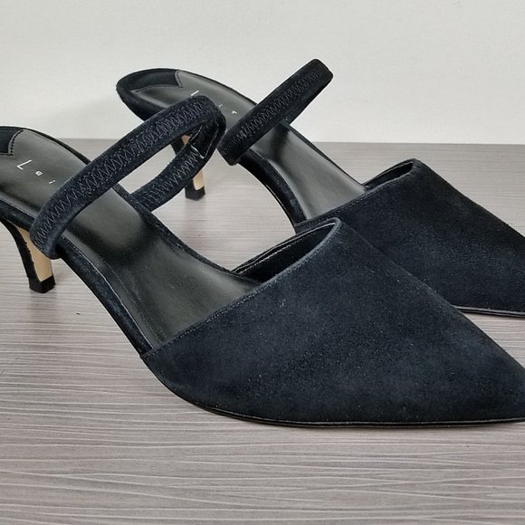 Leith Nikki Convertible Pump, Black Suede, Womens Size 8 M - Picture 3 of 11